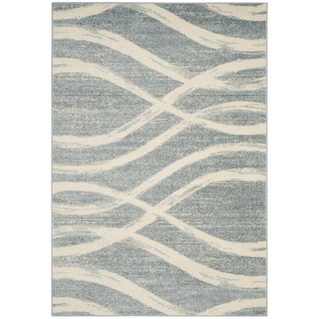 Safavieh 10 x 14 ft. Adirondack Power Loomed Rectangle Area Rug Cream & Slate ADR125T-10